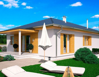 С Мансардой, Проект К-066. размер 10.00 * 13.5 метров